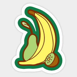 Banana Kiwi Pear Sticker